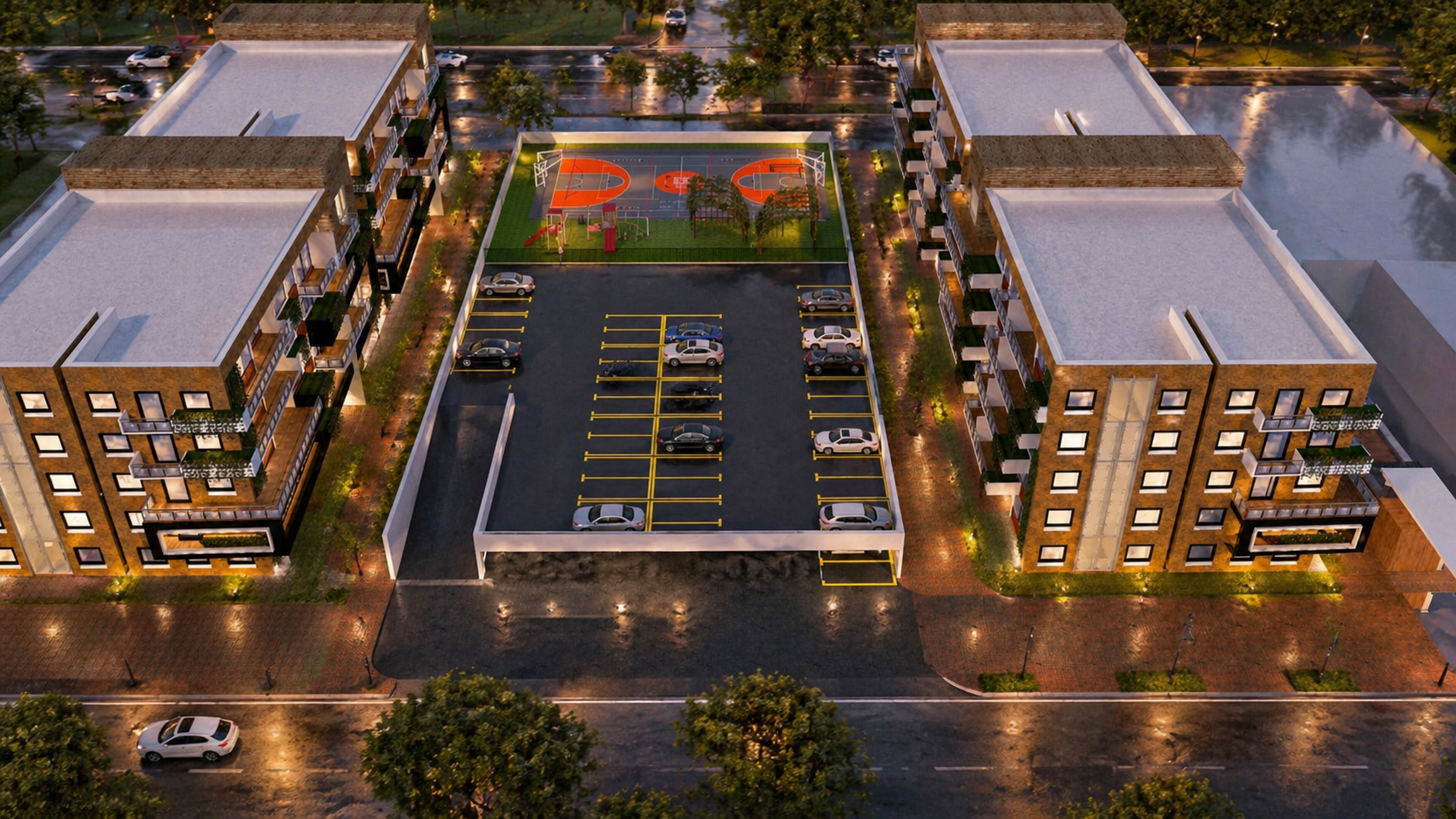 Vista aérea Solara — proyecto inmobiliario Cajicá